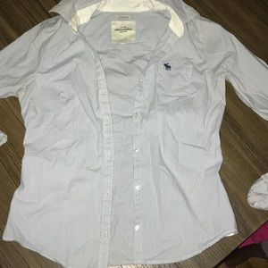 Abercrombie kids casual button down shirt.